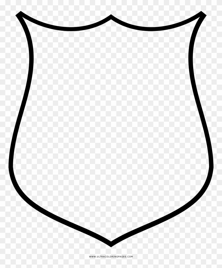 Desenho Escudo Png - Scudo Da Colorare Clipart #2253343