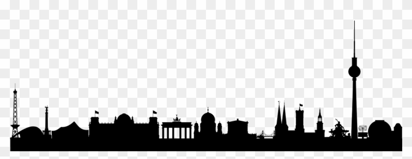 Berlin Life Amp Work - Berlin Skyline Clipart - Png Download #2253997