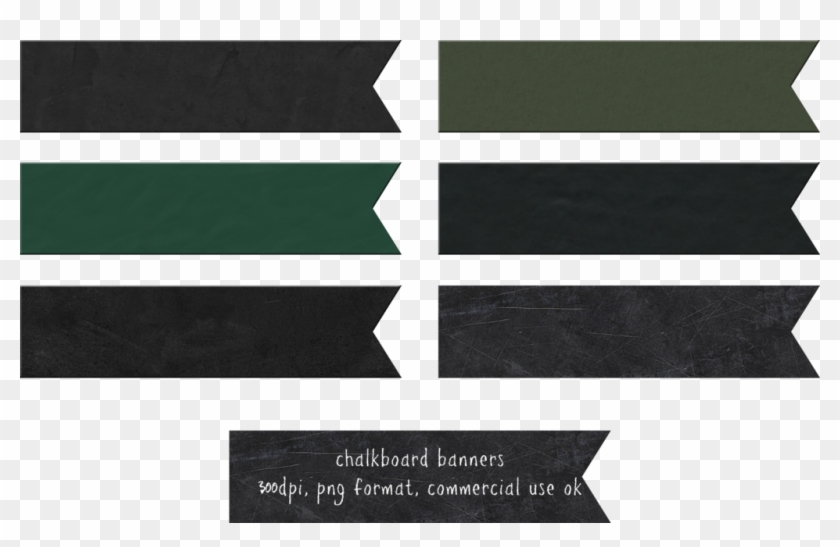 Banners And Pointers - Chalkboard Banner Png Clipart #2254533