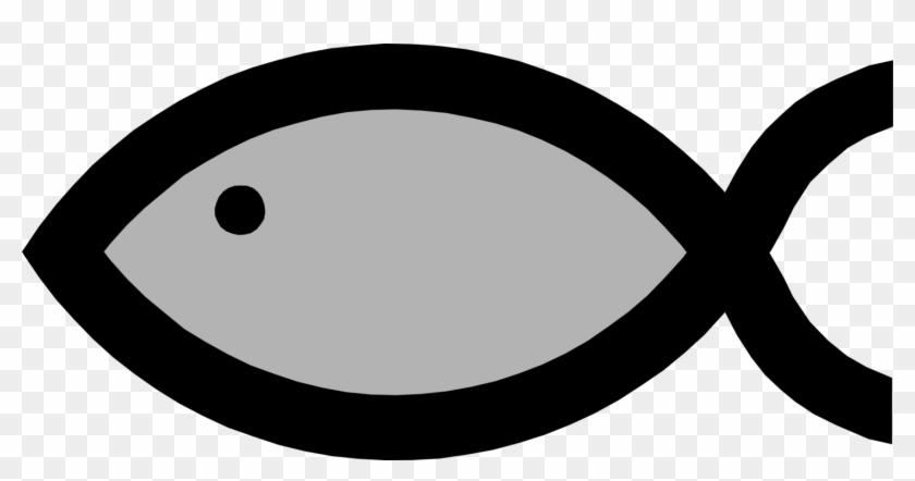 Vector Illustration Of Christian Ichthys Or Ichthus - Simbolo De Peixes Png Clipart #2254680