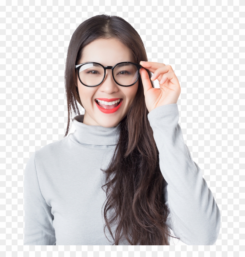 Marketing - Happy Girl Glass Clipart