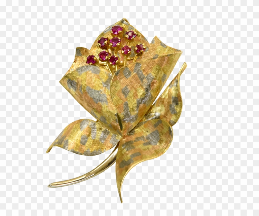 Tri-color Gold Flower - Maple Leaf Clipart #2255272
