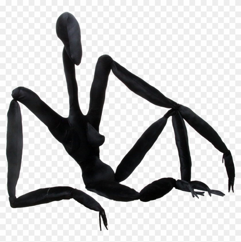 'contemporary Fashion Body' Mixed Media In Black Velvet Clipart