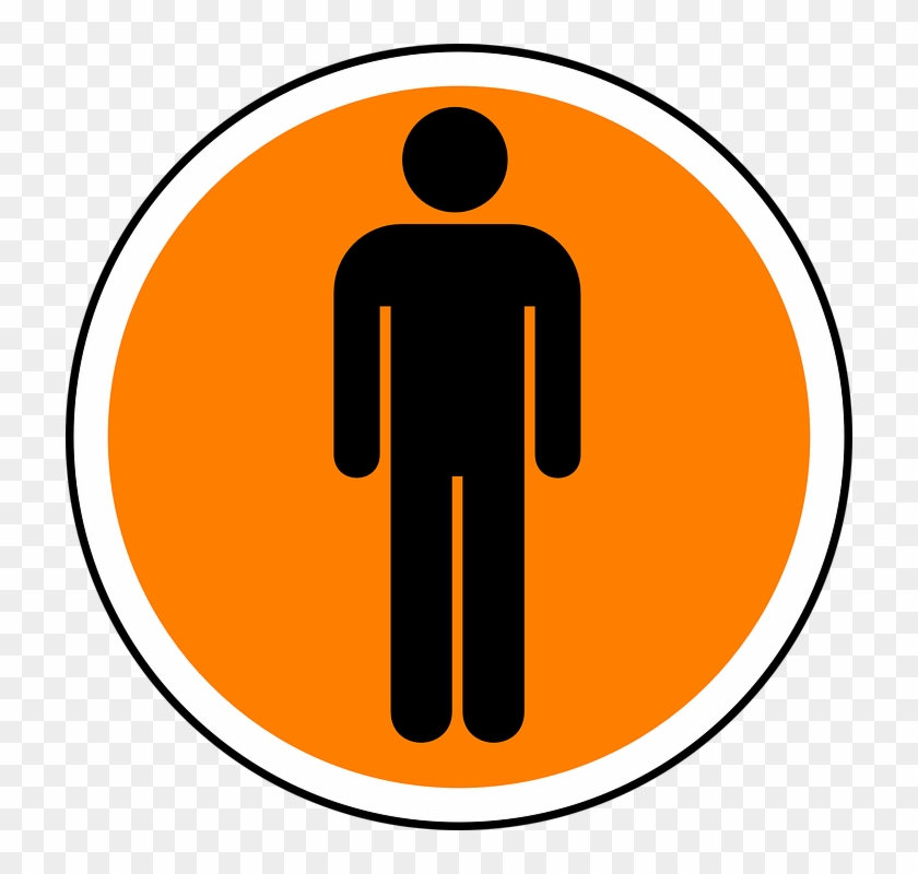 Human, Man, Sign, Symbol, Icon, Toilet - Minority Representation Clipart #2255558