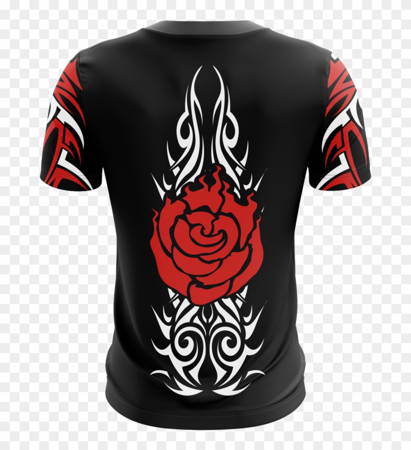 Rwby Ruby Rose Symbol Unisex 3d T Shirt Fullprinted - Ruby Rose Clipart