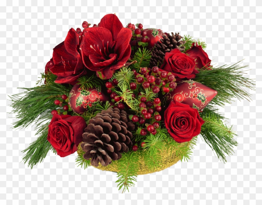 Ruby Charm Bouquet - Garden Roses Clipart