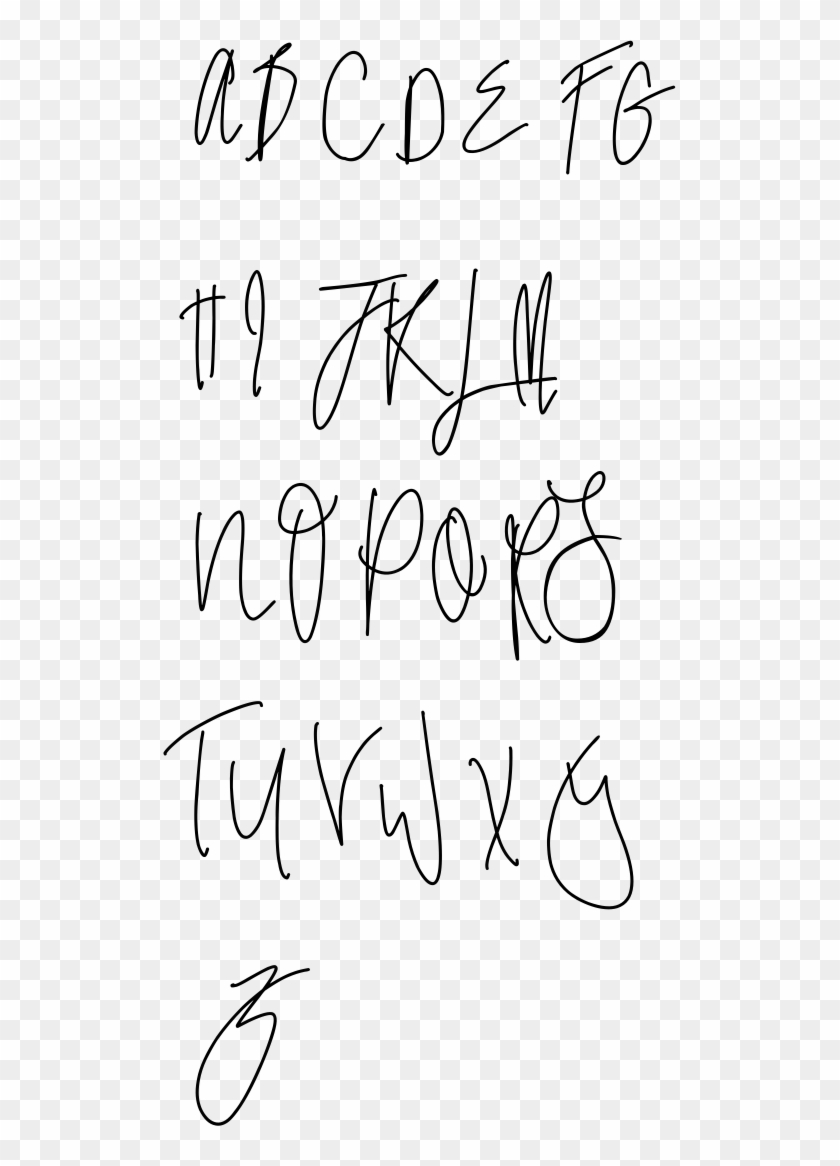 Needle & Thread Regular Specimen - Handwriting Clipart