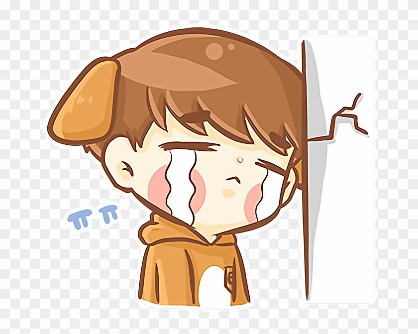 Baekhyun Exo Puppy Sad Crying Freetoedit Clipart #2256530