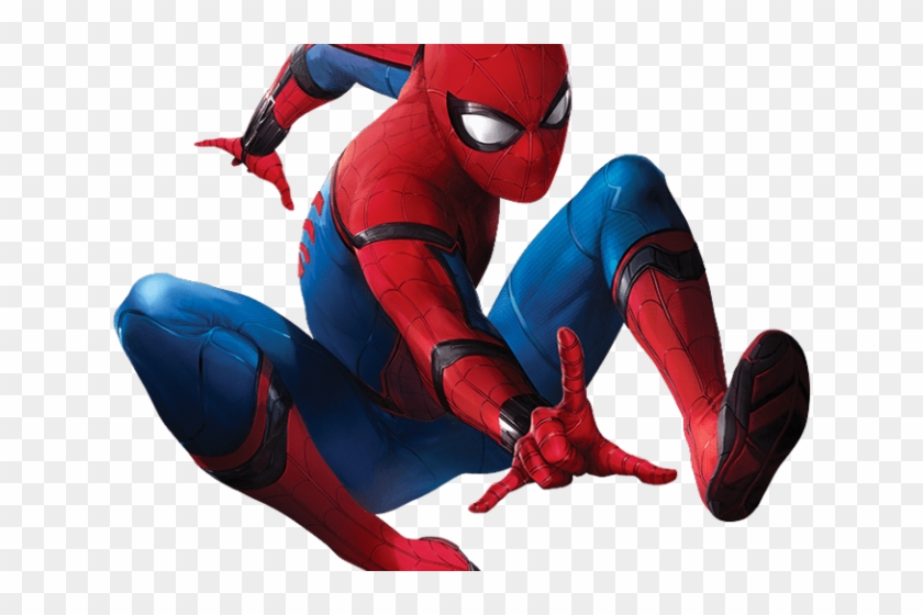 Spiderman Clipart Tom Holland - Spiderman Homecoming Transparent Background - Png Download #2257226