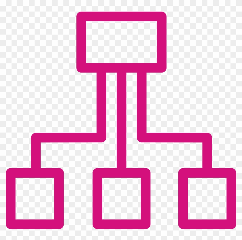 Flow Editor - Organization Structure Icon Clipart #2257258