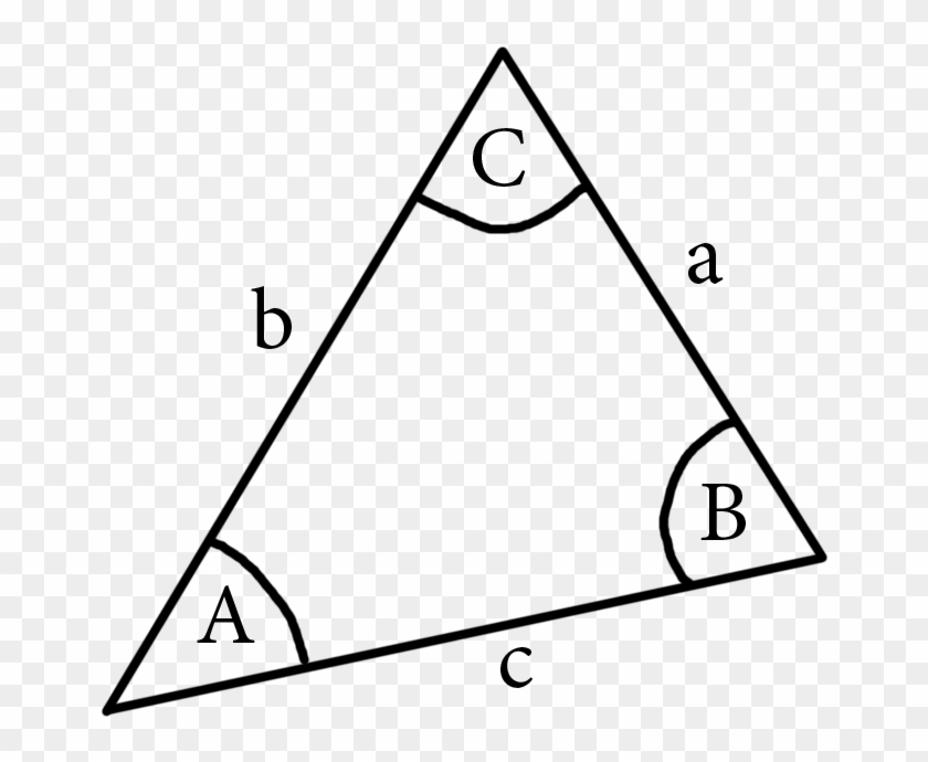 Triangle Abc - Non Right Angle Triangle Clipart #2257315