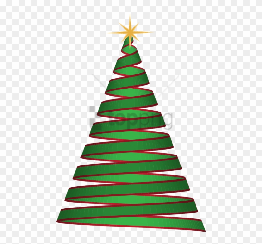 Free Png Christmas Tree Ribbon Png Image With Transparent - Christmas Tree Vector Blue Png Clipart #2257569