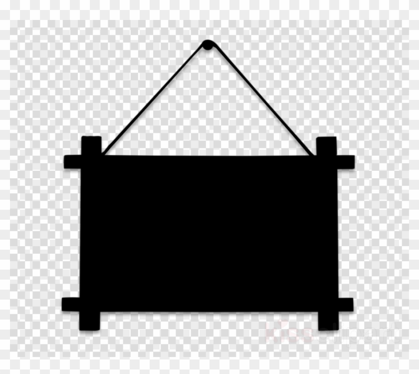 Blackboard Transparent Hang Clipart Decorative Hanging - Resident Evil 2 Logo - Png Download #2257764
