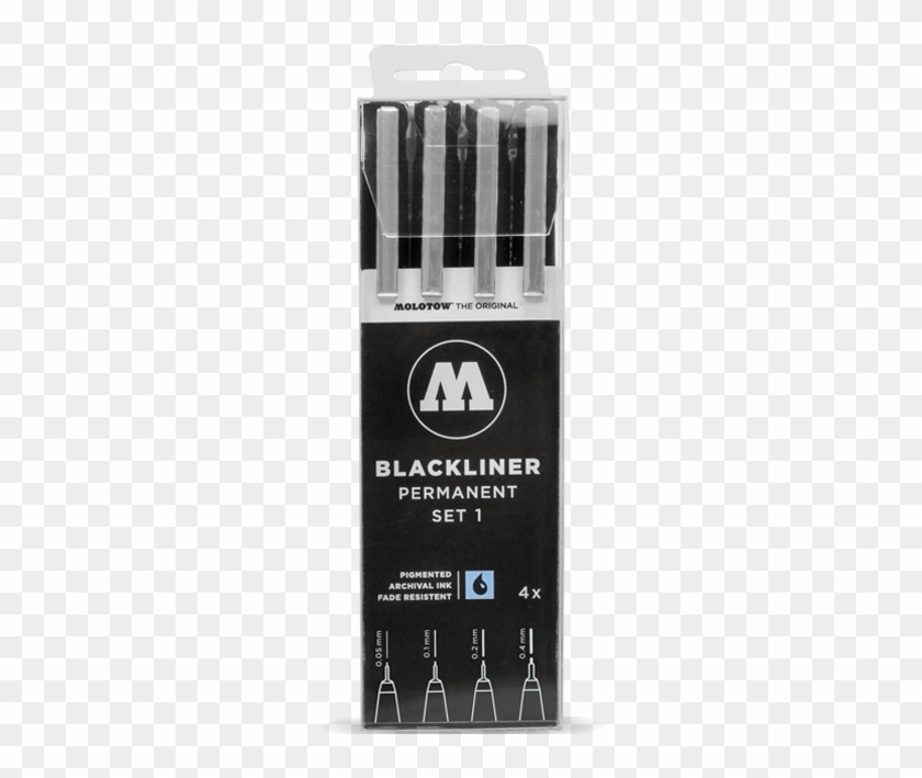 Blackliner Set - Molotow Blackliner Set Clipart #2258036