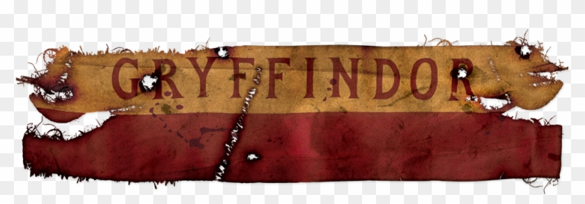 Gryffindor Tattered Banner Clipart