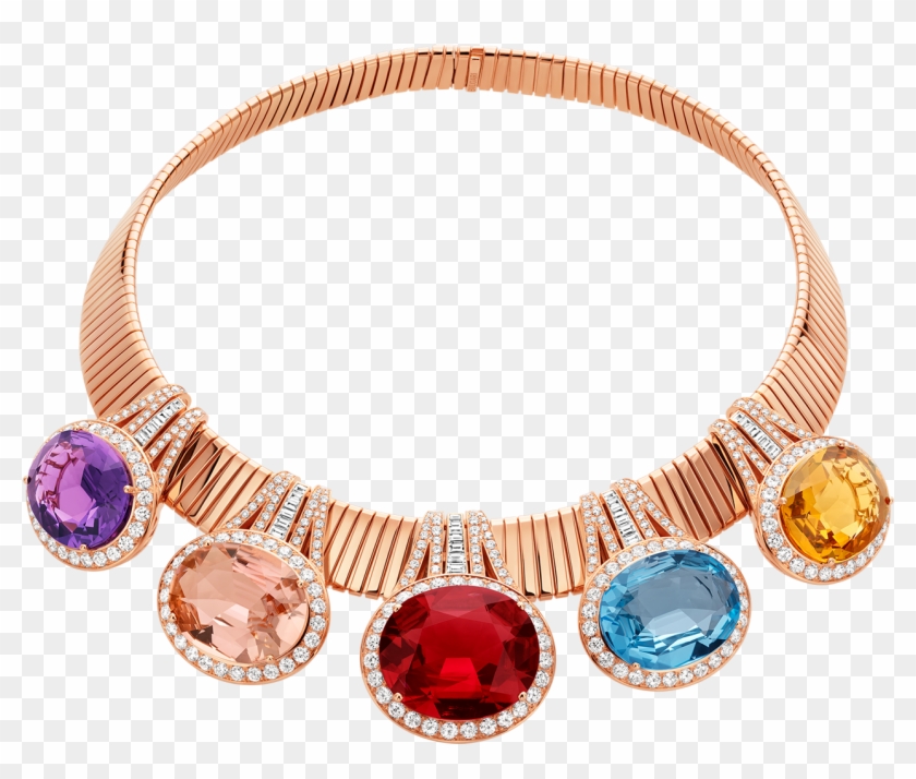 Future Necklace Necklace Rose Gold Pink - Choker Clipart