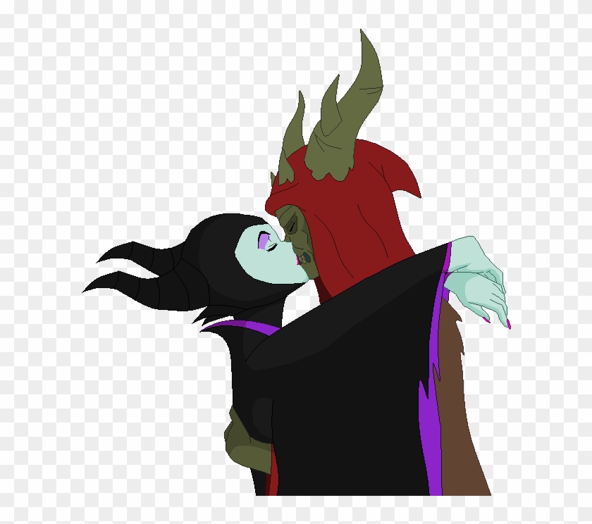 Couple Base 8 ~ Horned King And Maleficent By Krakenguard - Horned King And Maleficent Clipart #2258768