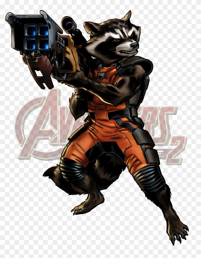 Marvel Avengers Alliance Wikia Fandom Powered - Rocket Racoon Comic Png Clipart