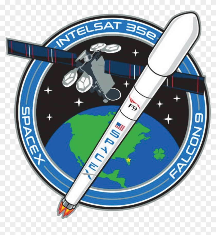Spacex To Launch Intelsat 35e Satellite - Intelsat 35e Clipart #2258985