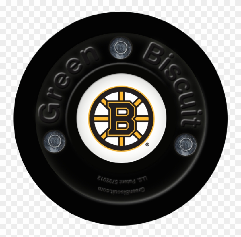 Green Biscuit Boston Bruins Black Stickhandling Training - Boston Bruins Clipart #2259272