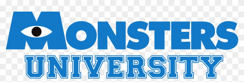 Monster University Logo - Logo Monster Inc University Vector Clipart