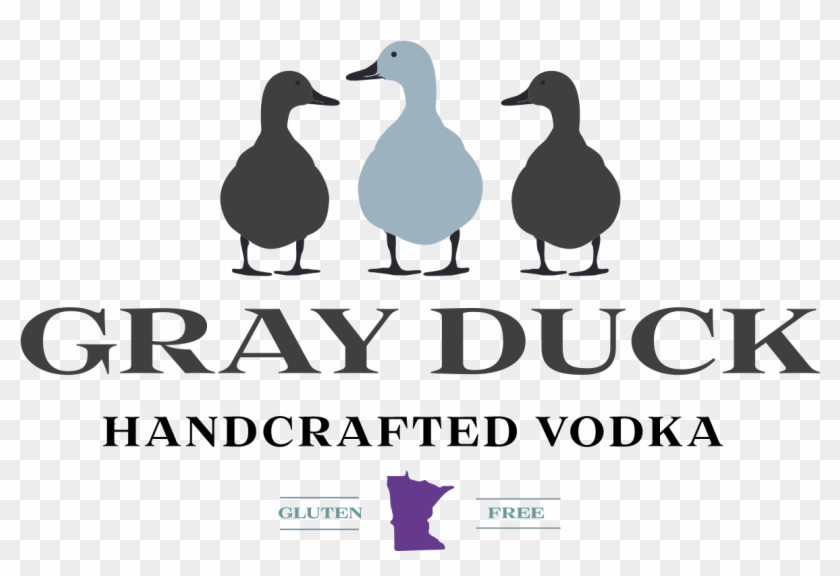 Former Mn Viking And Mount Vernon Native Chad Greenway - Gray Duck Vodka Logo Clipart #2260124