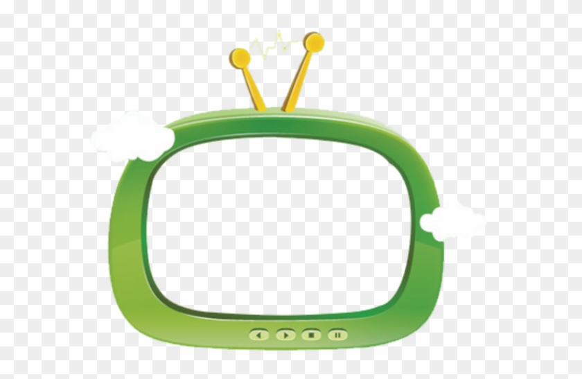 Television Clipart Tv Frame - Cartoon Tv Frame Png Transparent Png #2260492