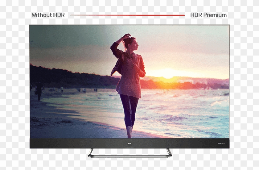 Tcl Qled Tv Features Hdr Premium 800 Technology So - Girls In Beach Sunset Clipart