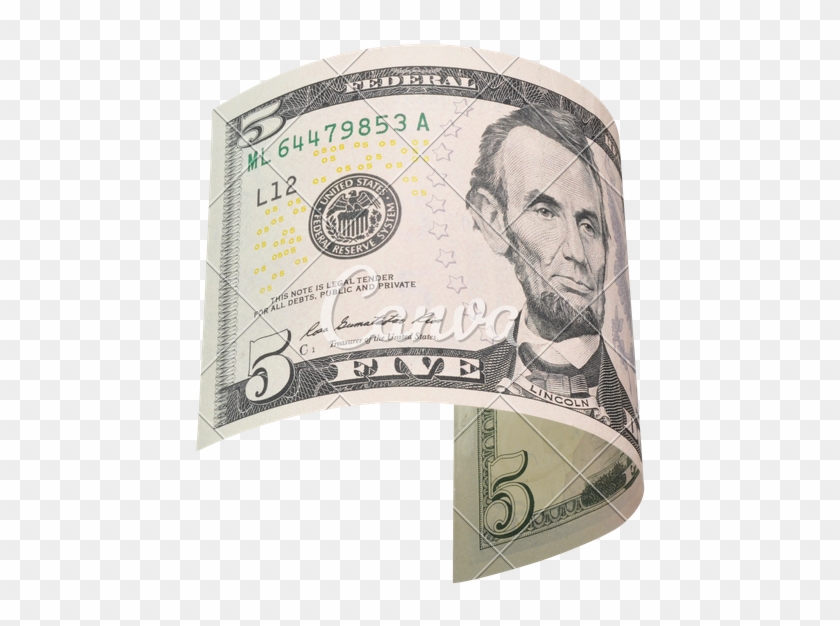 800 X 712 7 - Wavy 5 Dollar Bill Png Clipart