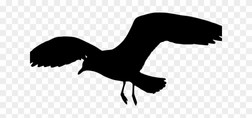 Seagull Clipart Easy Draw - Seagull Silhouette Png Transparent Png #2261252