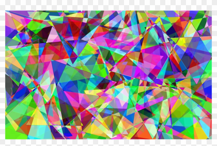 Psychedelia Psychedelic Art Triangle Computer Icons - Psychedelic Frame Transparent Png Clipart