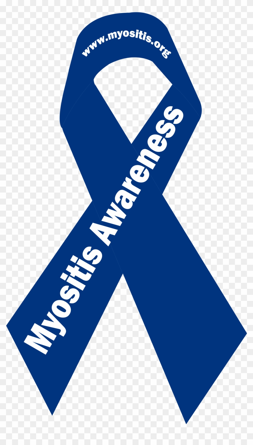 Myositis Awareness Ribbon - Myositis Awareness Clipart #2261489