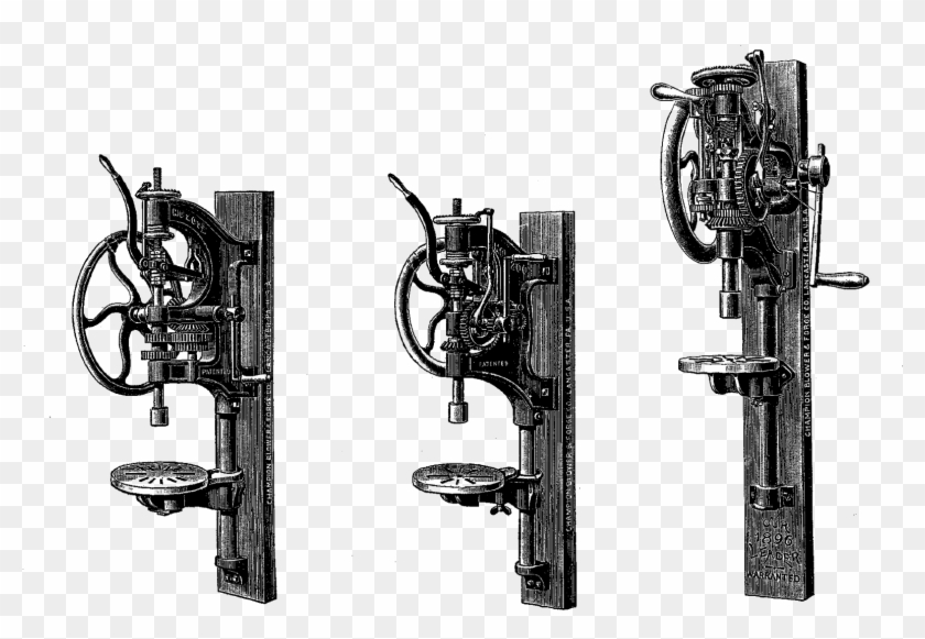 Stock Steampunk Image - Machine Tool Clipart