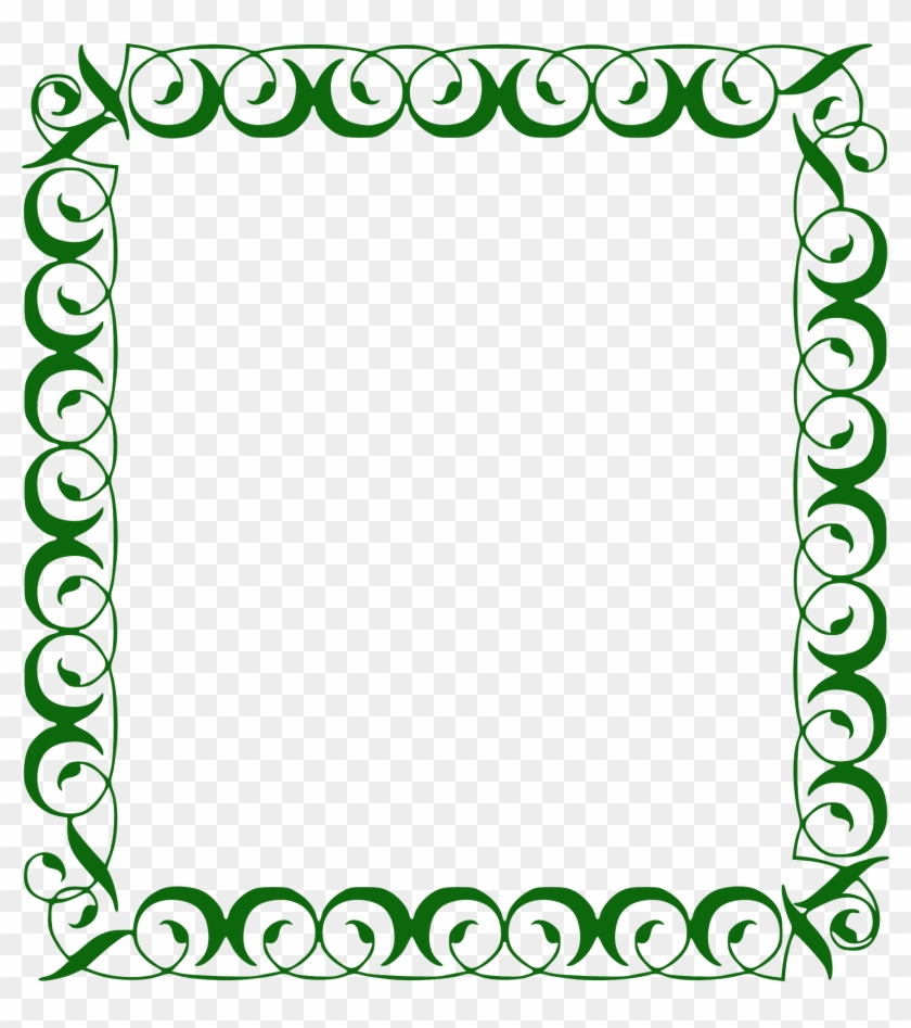 Green Borders And Frames Clipart