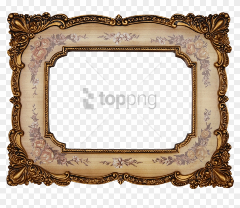 Free Png Old Wooden Frame Png Png Image With Transparent - Transparent Vintage Picture Frame Clipart #2262257