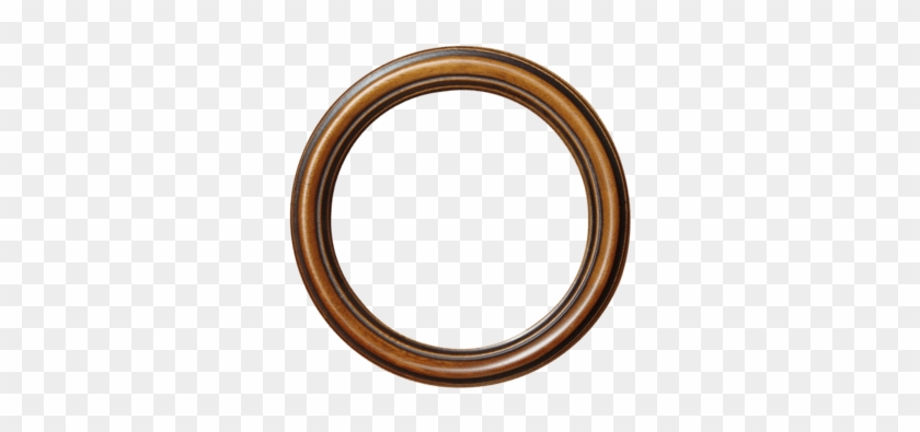 Round Wooden Frame - Circle Clipart #2262284