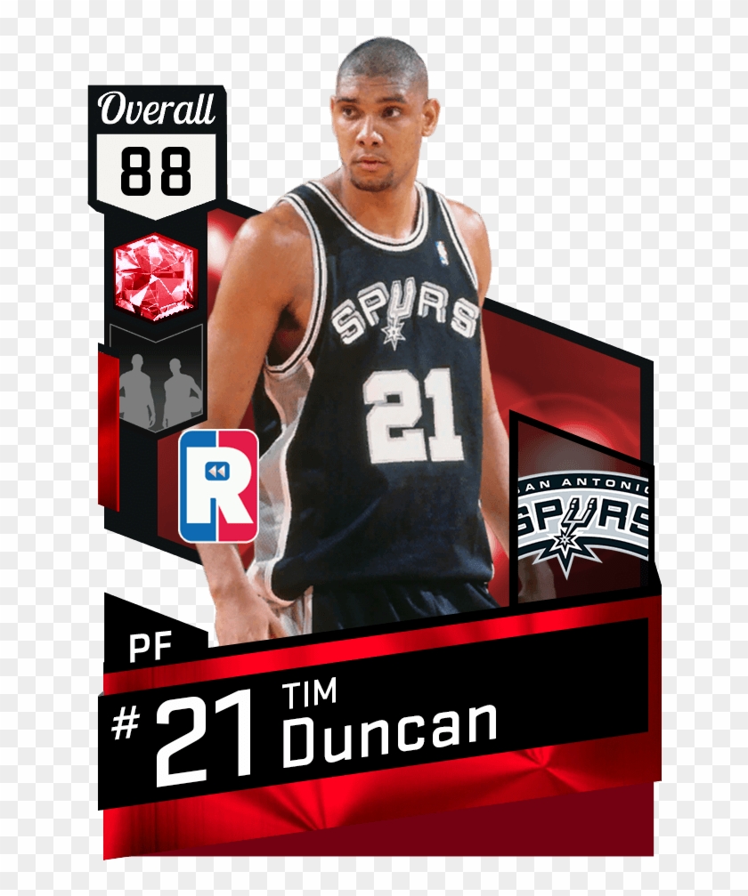 Nba 2k17 Tim Duncan , Png Download - Nba 2k17 Tim Duncan Clipart #2262937