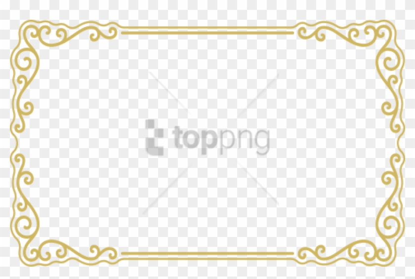 Free Png Gold Frame Border Png Png Image With Transparent - Transparent Transparent Background Border Png Clipart