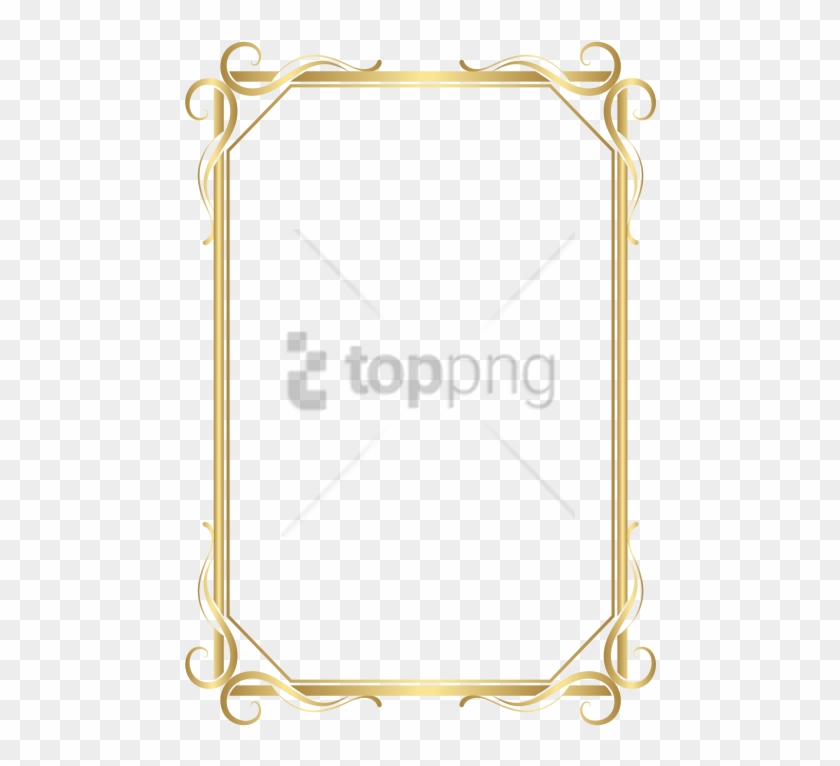 Free Png 3d Gold Border Png Png Image With Transparent - Png Golden Border Clipart