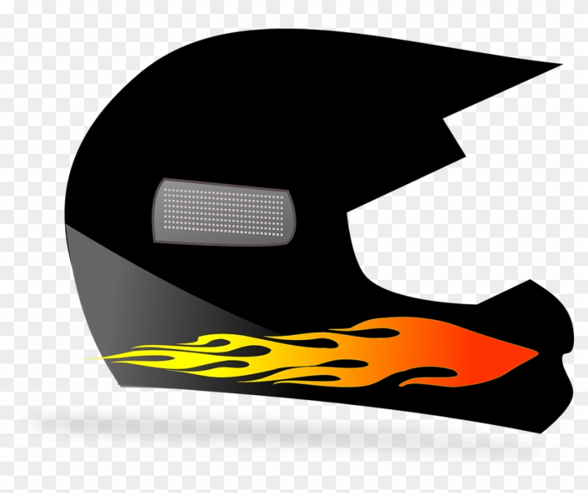 Nascar Clipart Helmet - Big Bike Helmet Vector Png Transparent Png #2263733