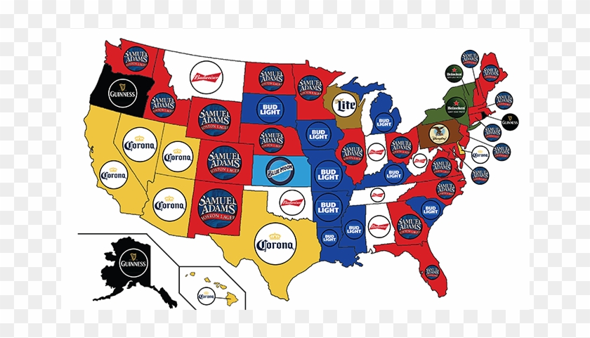 Each State's Most Recommended Brew Clipart