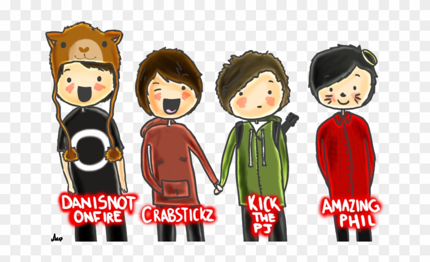27 Images About Dan Howell On We Heart It - Dan And Phil Chris Clipart