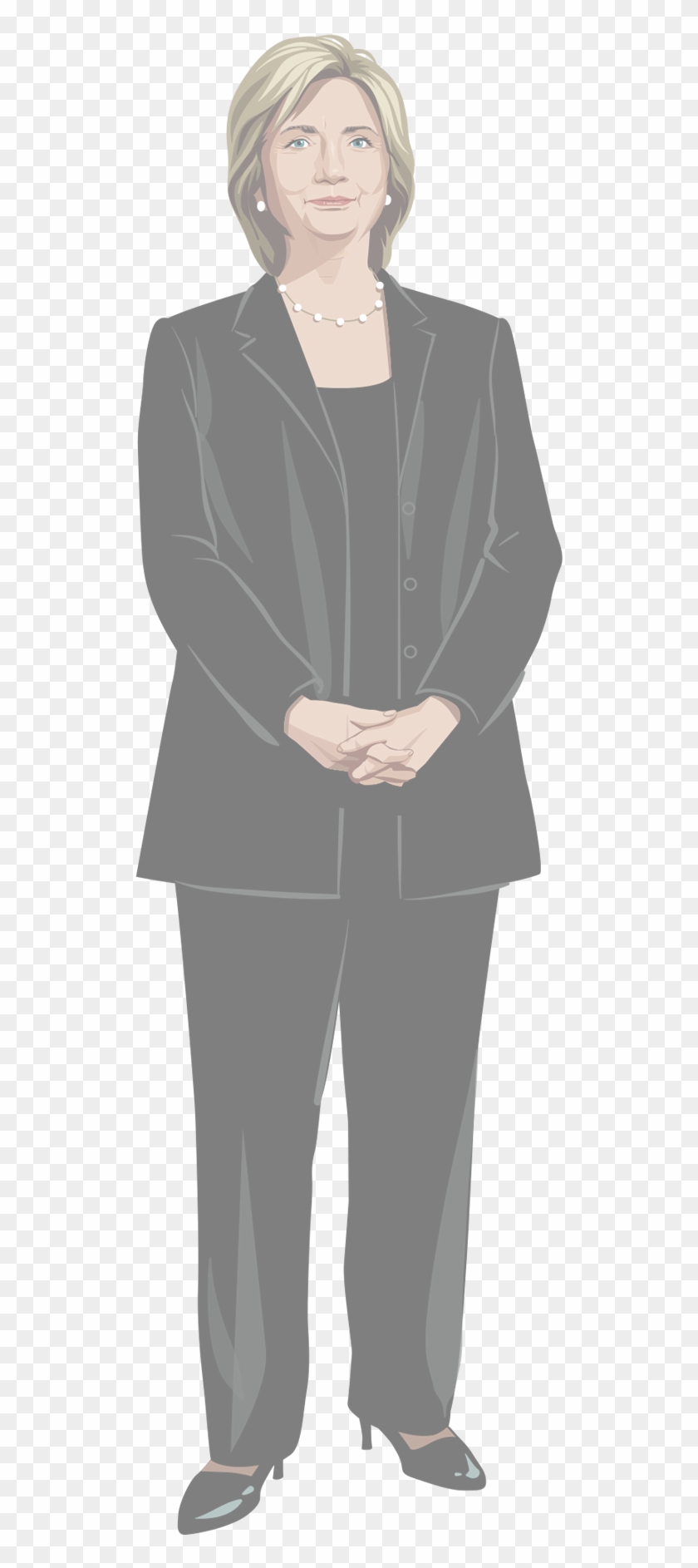 Choose Another Candidate - Full Body Hillary Clinton Clipart #2264337