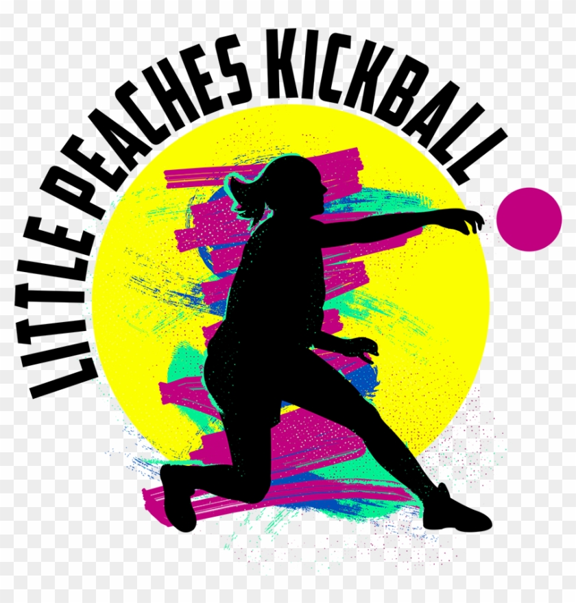 Little Peaches Kickball - Graphic Design Clipart