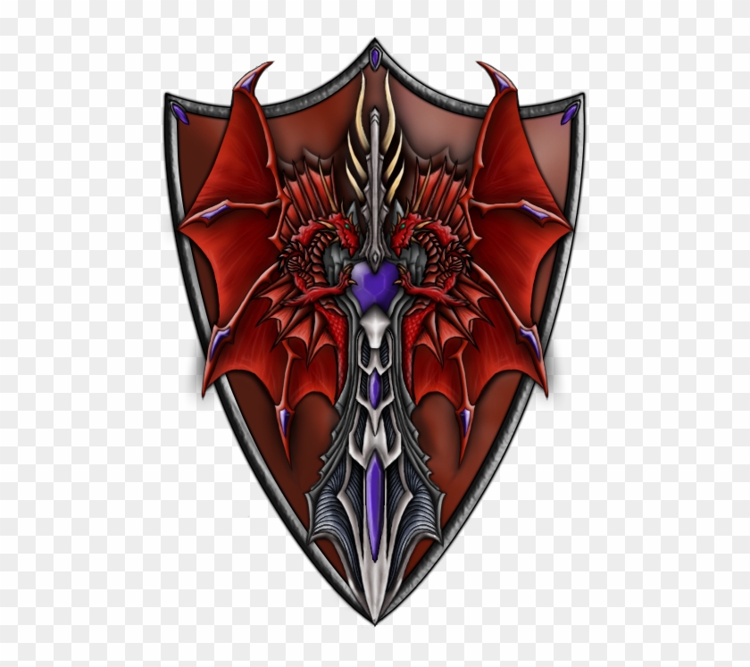 Dragon Shield Por Tetsubo - Illustration Clipart