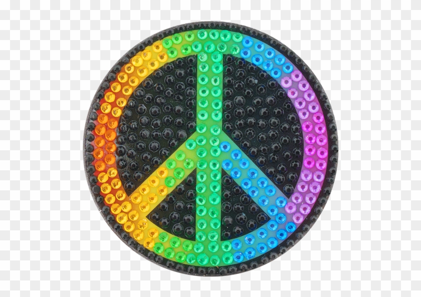 Rainbow Peace Sign Stickerbeans - Peace Ornaments Clipart
