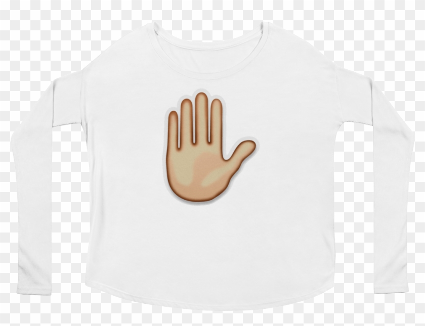 Women's Emoji Long Sleeve T-shirt Clipart