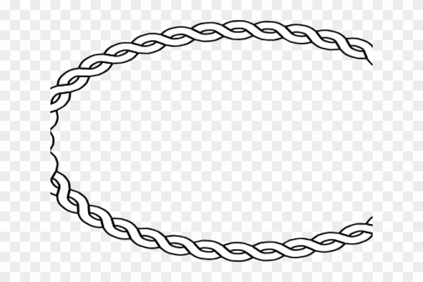 Oval Rope Border Png Clipart #2264803