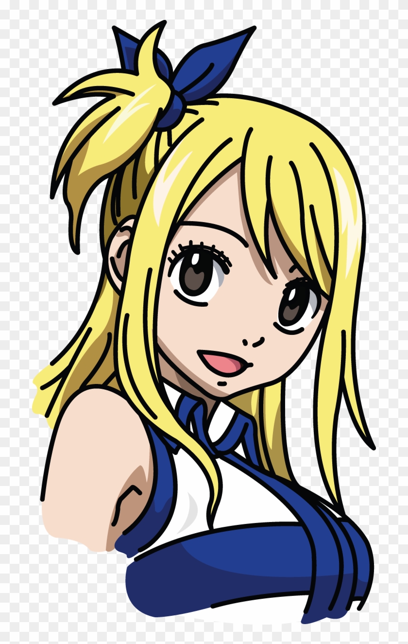 How To Draw Lucy Heartfilia, Fairy Tail, Anime, Easy - Easy To Draw Lucy Heartfilia Clipart #2265063