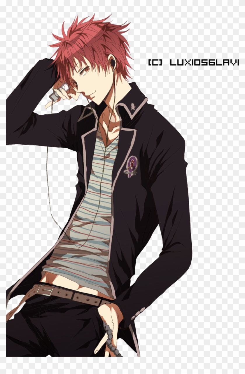 Konekomaru Is A Small Character In Size And Importance - Anime Guy With Crimson Hair Clipart